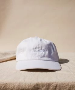 INTENTIONALLY BLANK FUN MOM HAT WHITE ON WHITE