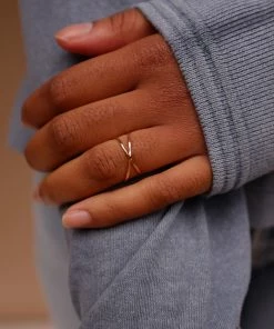 HANNAH NAOMI NEW IN X STACKING RING