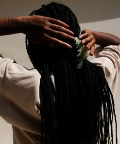 PIPE AND ROW ACCESSORIES SHELL CHECKER HAIR CLAW GREEN