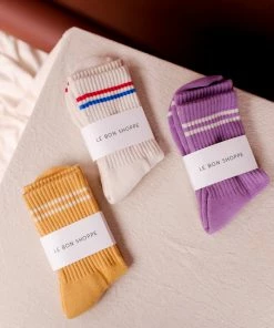 LE BON SHOPPE BOYFRIEND SOCKS BUTTER SPRING '22
