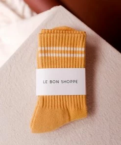 LE BON SHOPPE BOYFRIEND SOCKS BUTTER SPRING '22