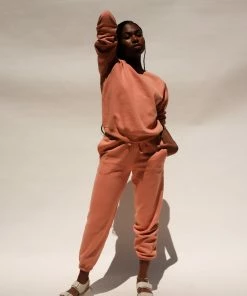 RICHER POORER SALE RECYCLED FLEECE JOGGER SWEATPANT CLAY