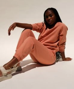 RICHER POORER SALE RECYCLED FLEECE JOGGER SWEATPANT CLAY