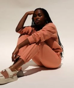 RICHER POORER SALE RECYCLED FLEECE JOGGER SWEATPANT CLAY