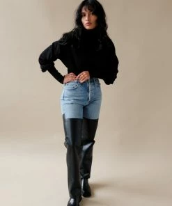 JUST FEMALE ADAPT KNIT BLOUSE SALE