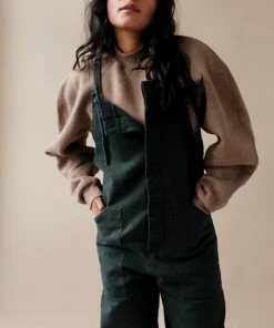 AGOLDE TARRON MOCK NECK SWEATSHIRT