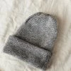 PIPE AND ROW SMITH BEANIE DARK GREY NEW IN