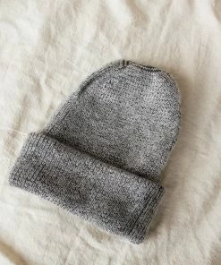 PIPE AND ROW SMITH BEANIE DARK GREY NEW IN
