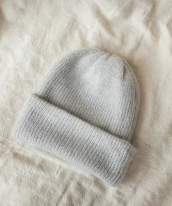 PIPE AND ROW NEW IN SMITH BEANIE LIGHT GREY