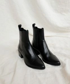 VAGABOND SHOES MARJA BLACK LEATHER BOOTS
