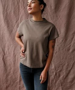 AGOLDE CLOTHING ANIKA CAP SLEEVE TEE