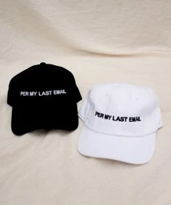 INTENTIONALLY BLANK NEW IN PER MY LAST EMAIL HAT WHITE