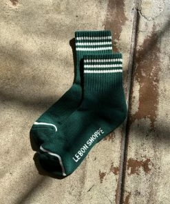 LE BON SHOPPE SPRING '22 GIRLFRIEND SOCKS HUNTER GREEN