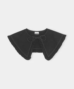 GANNI SPRING '22 DETACHED POPLIN COLLAR