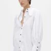 GANNI COTTON POPLIN LONGSLEEVE