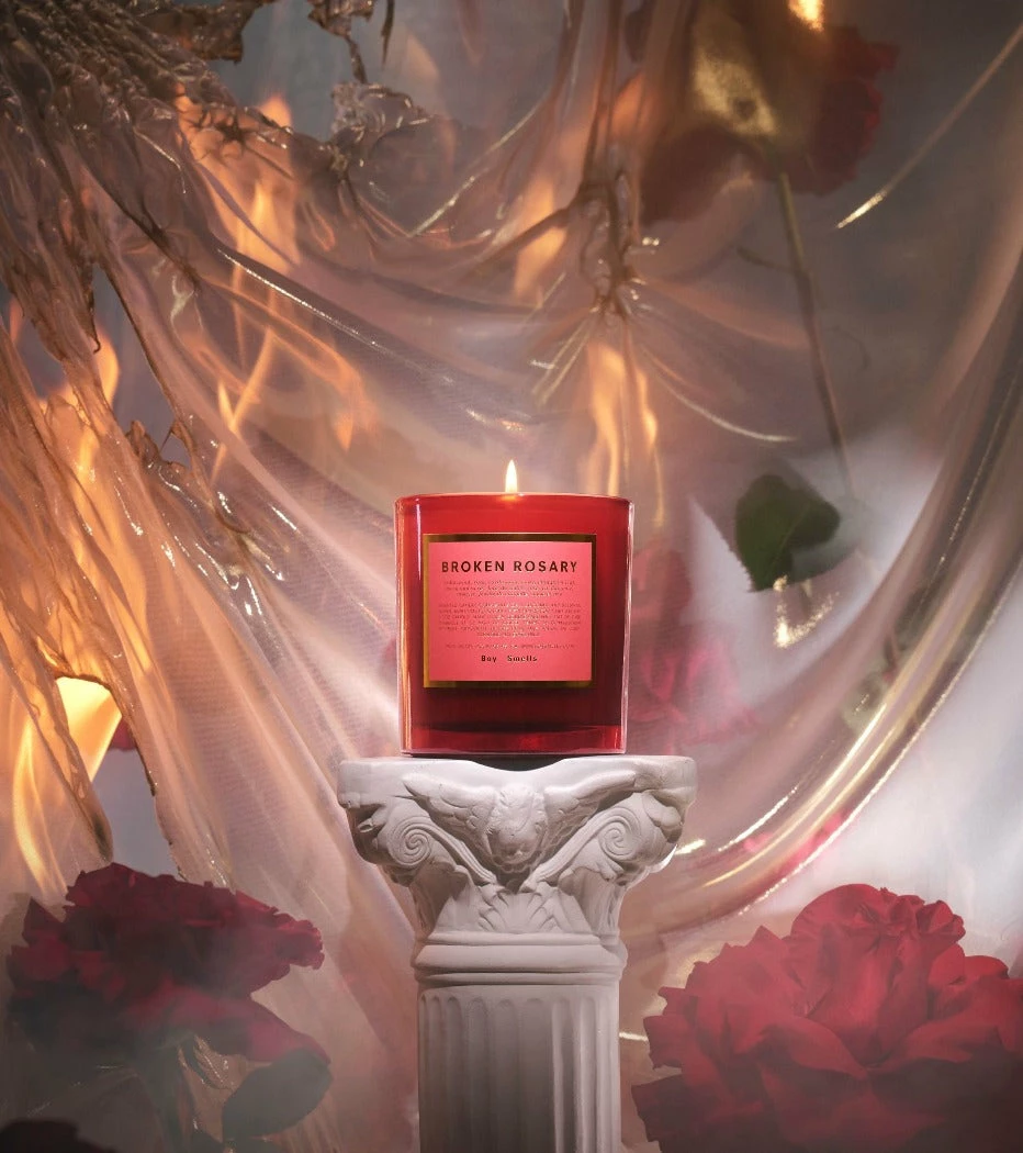 BOY SMELLS NEW IN BROKEN ROSARY CANDLE 3 BOY SMELLS NEW IN BROKEN ROSARY CANDLE