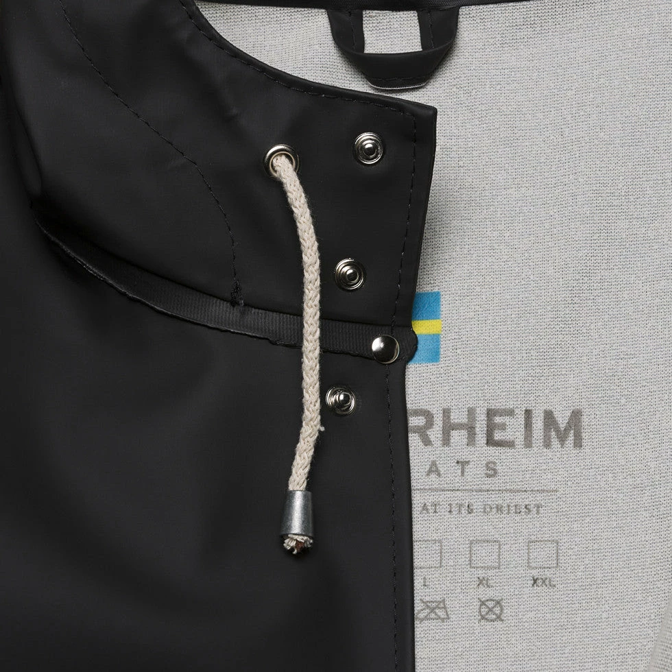 STUTTERHEIM STOCKHOLM JACKET BLACK NEW IN 4 STUTTERHEIM STOCKHOLM JACKET BLACK NEW IN