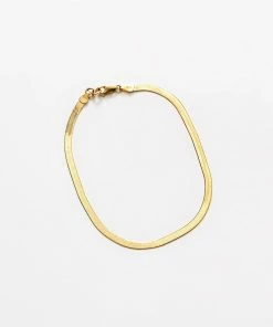 WOLF CIRCUS HERRINGBONE ANKLET