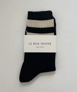 LE BON SHOPPE HER VARSITY SOCKS SOCKS + HOSIERY