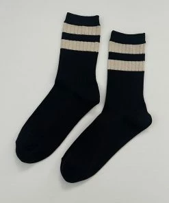 LE BON SHOPPE HER VARSITY SOCKS SOCKS + HOSIERY