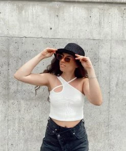 LACK OF COLOR SPRING '22 INCA BUCKET HAT BLACK