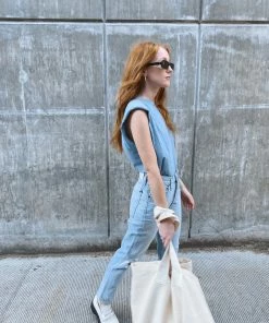 JUST FEMALE BEIJING TOP STONEWASH NEW IN