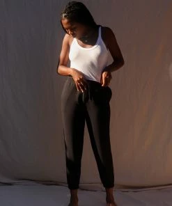 LACAUSA MAYA RIBBED TANK WHITE SPRING '22