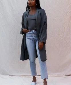 FILOSOFIA ANNA SPRING LINEN COAT