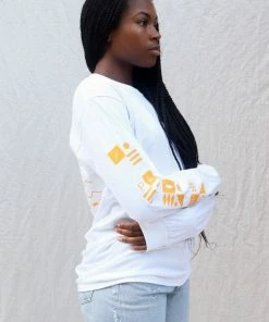 PIPE AND ROW P&R LOGO LONG SLEEVE TEE