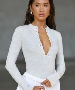 JOAH BROWN BUTTON DOWN HENLEY