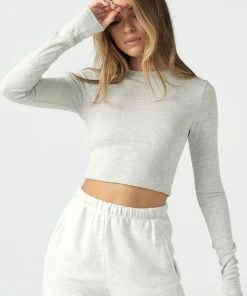 JOAH BROWN CROPPED CREW LONGSLEEVE 24 JOAH BROWN CROPPED CREW LONGSLEEVE