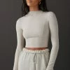 JOAH BROWN SPRING '22 CONTRAST STITCH LONG SLEEVE