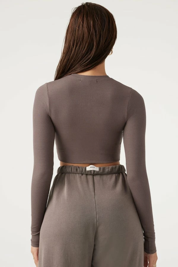 JOAH BROWN SPRING '22 CROPPED CREW LONGSLEEVE 4 JOAH BROWN SPRING '22 CROPPED CREW LONGSLEEVE