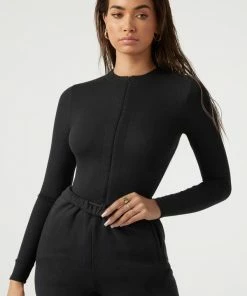 JOAH BROWN SUSTAINABILITY INVISIBLE ZIP LONG SLEEVE