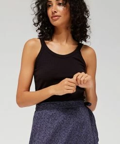LACAUSA SPRING '22 MAYA RIBBED TANK TAR