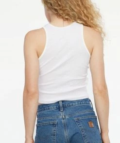 LACAUSA ZOE TANK WHITEWASH SPRING '22 8 LACAUSA ZOE TANK WHITEWASH SPRING '22