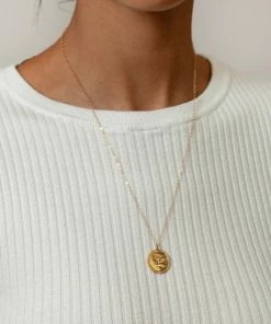 WOLF CIRCUS SPRING '22 ROSE COIN NECKLACE