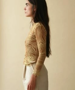 NIN STUDIO AYA SWIRL TOP