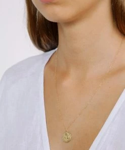 WOLF CIRCUS SPRING '22 ROSE COIN NECKLACE