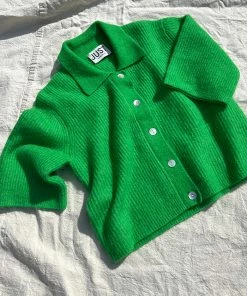 JUST FEMALE SPRING '22 REBELO SHORT SLEEVE CARDIGAN