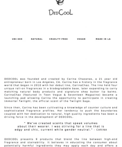 DEDCOOL ROLL-ON FRAGRANCE NO 2 NEW IN