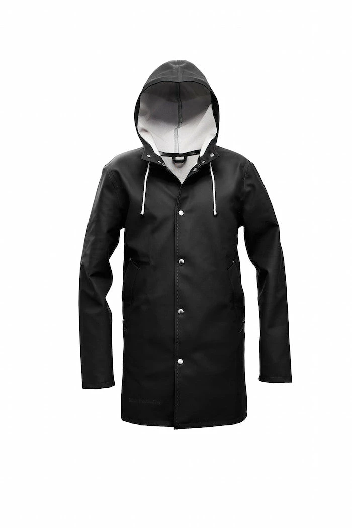 STUTTERHEIM STOCKHOLM JACKET BLACK NEW IN 3 STUTTERHEIM STOCKHOLM JACKET BLACK NEW IN