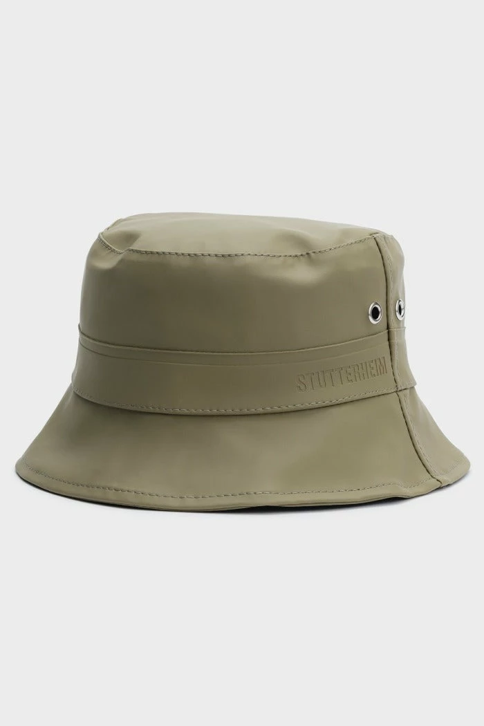 STUTTERHEIM BECKHOLMEN BUCKET HAT ALOE 1 STUTTERHEIM BECKHOLMEN BUCKET HAT ALOE