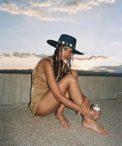 LACK OF COLOR THE COSMIC BOATER NAVY SALE