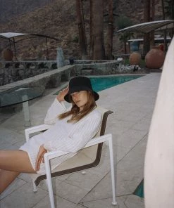 LACK OF COLOR SPRING '22 INCA BUCKET HAT BLACK