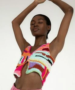 TACH NEW IN VICENTA CROCHET TOP