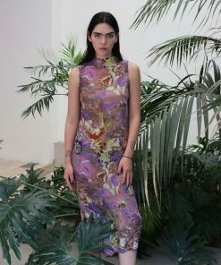 NIN STUDIO SPRING '22 WAVE MOCKNECK DRESS