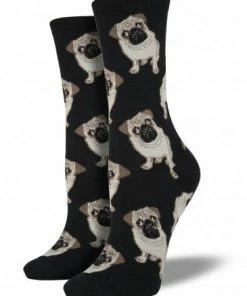 PIPE AND ROW PUG DOG SOCKS NEW IN