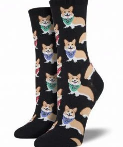PIPE AND ROW CORGI SOCKS NEW IN