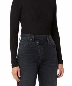 AGOLDE ALMA SHRUNKEN CREW NECK